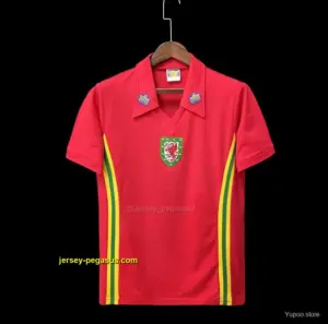 Retro Wales home Soccer Jersey