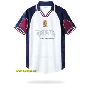 Retro West Ham United x Iron Maiden Away White Jersey