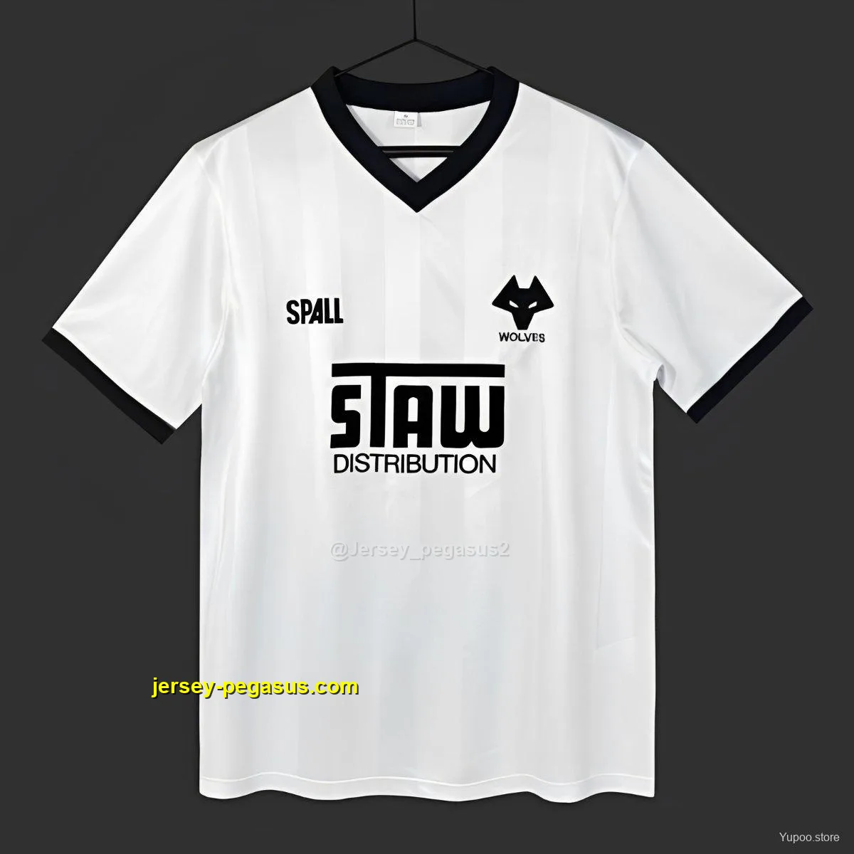 Retro Wolverhampton Wanderers Away White Jersey Retro Wolverhampton Wanderers Away White Jersey