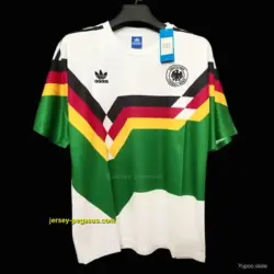 Retro1990 Germany Home With Mash-up Strip green Jersey