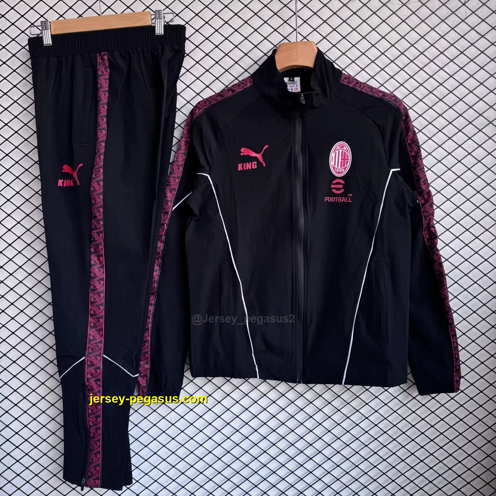 AC milan windbreaker jacket+pants AC milan windbreaker jacket+pants
