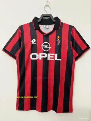 RetroAC Milan Home Soccer Jersey