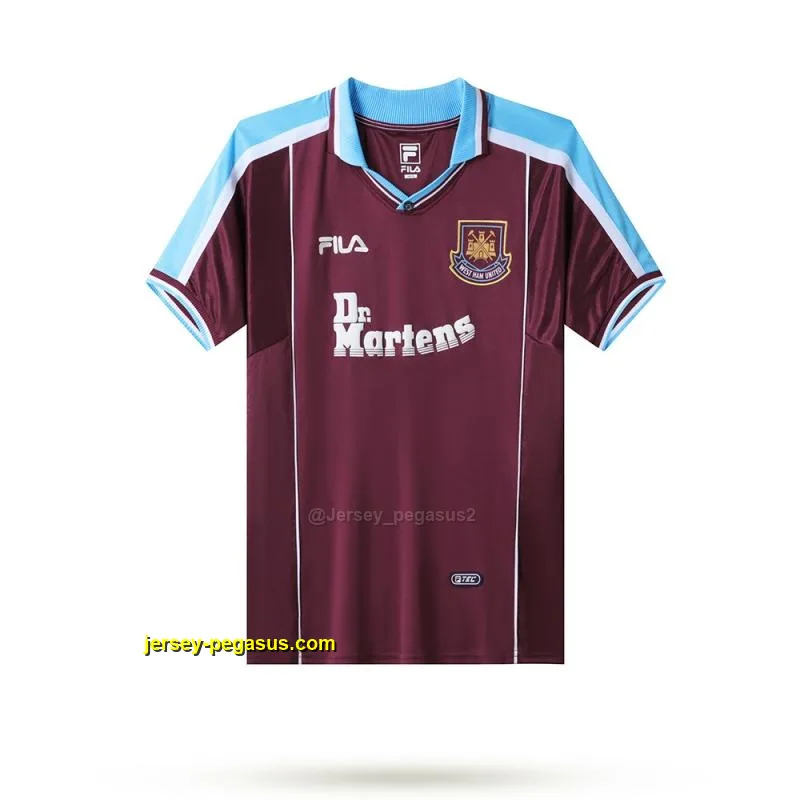 RetroWest Ham United Home Jersey RetroWest Ham United Home Jersey