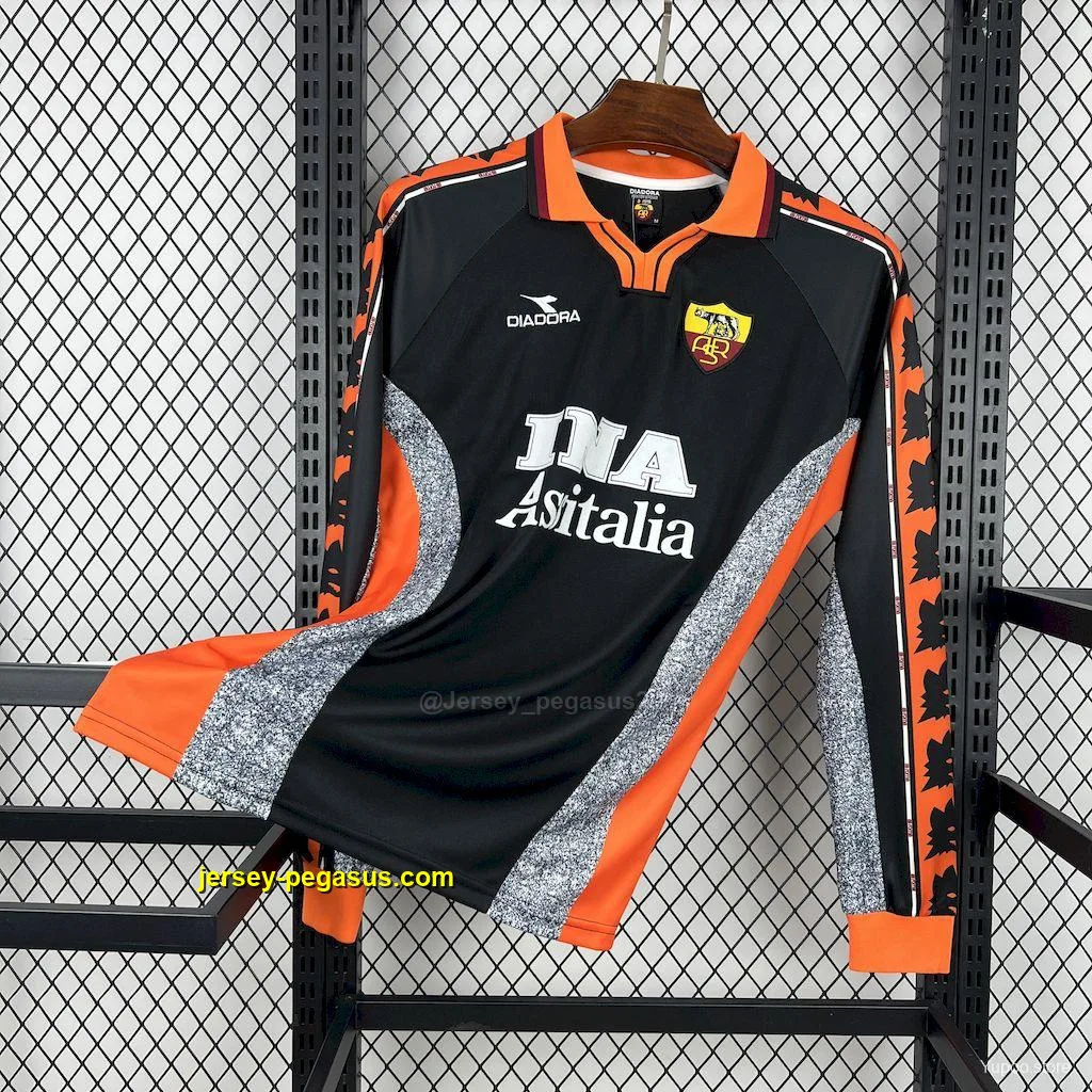 19 Retro AS Roma Third Long Sleeves Jersey 19 Retro AS Roma Third Long Sleeves Jersey