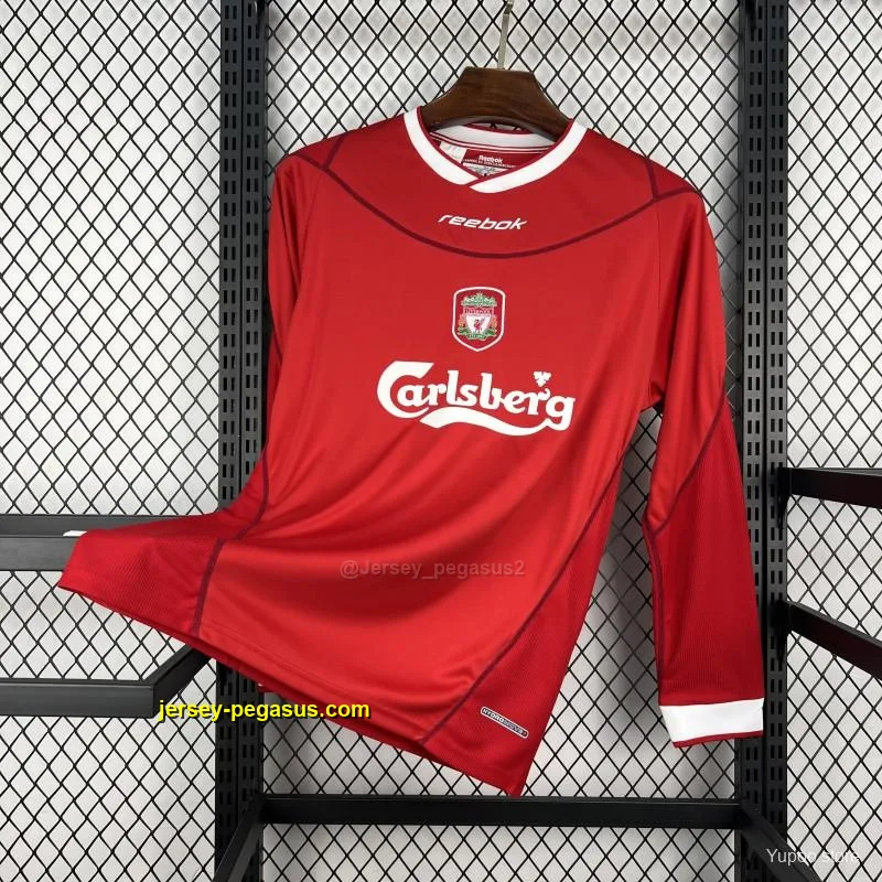 20 Retro Liverpool Home Long Sleeve Jersey 20 Retro Liverpool Home Long Sleeve Jersey