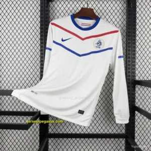 2012 Retro France Away Long Sleeve Jersey