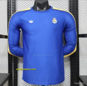 Player Version 2026 Real Madrid Blue Long Sleeve Adidas Originals Retro Special