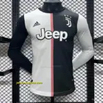 Player Version Juventus Home Long Sleeve Retro Jersey