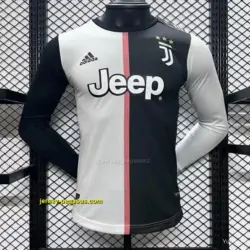 Player Version Juventus Home Long Sleeve Retro Jersey