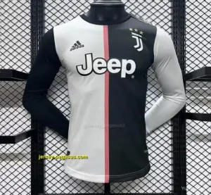 Player Version Juventus Home Long Sleeve Retro Jersey