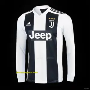 Player Version Retro Juventus Home Long Sleeve Jersey