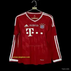 Retro 13 14 Bayern Munich Home Champion Long Sleeve Jersey