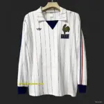 Retro 1982 France Away Long Sleeve Jersey