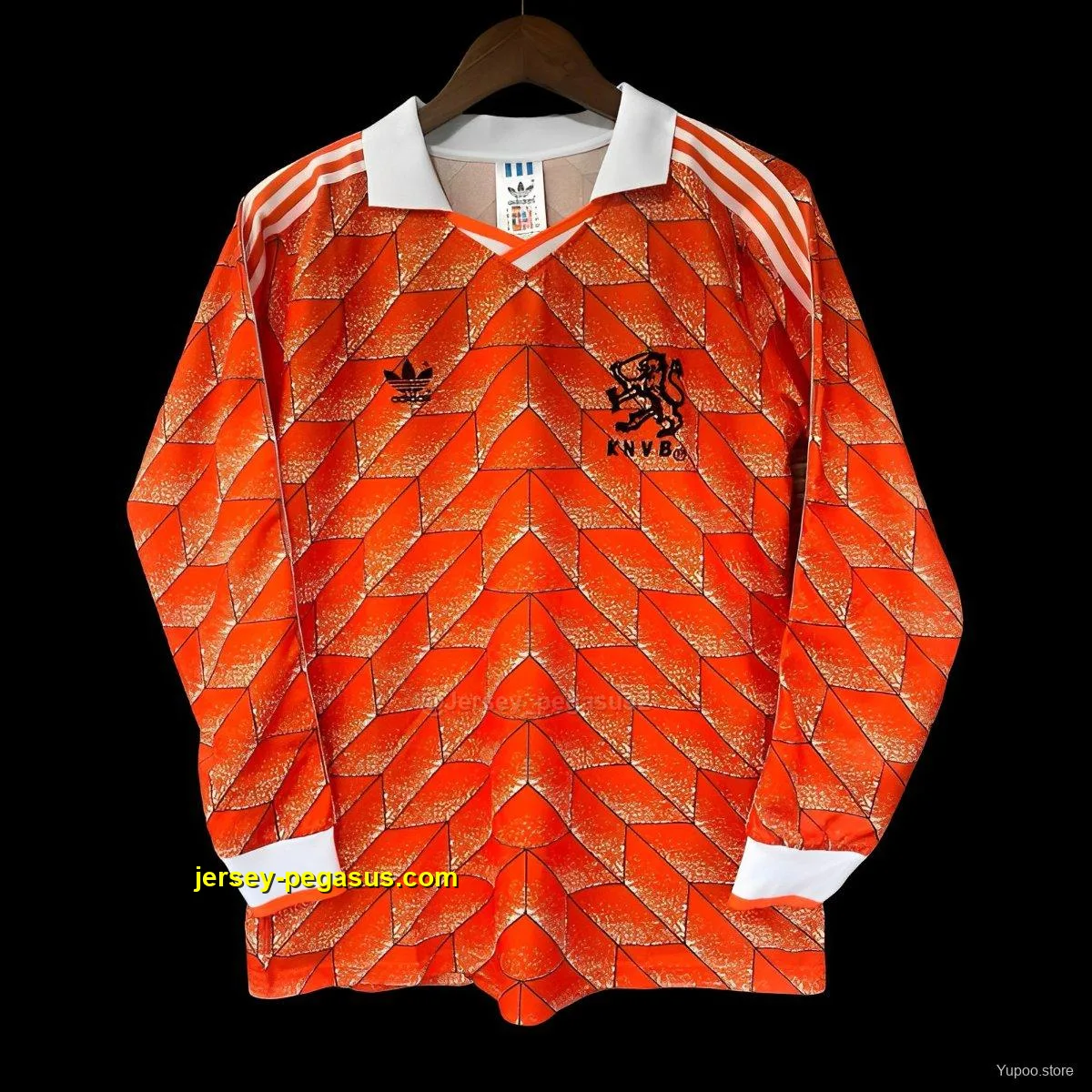 Retro 1988 Netherlands Home Long Sleeve Jersey Retro 1988 Netherlands Home Long Sleeve Jersey