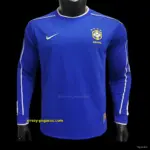 Retro 1998 Brazil Away Long Sleeve Jersey