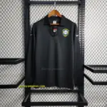 Retro 2004 Brazil Special Edition Black Long Sleeve Jersey