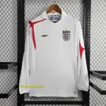 Retro 2006 England Home Long Sleeve Jersey