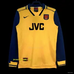 Retro Arsenal Away Yellow Long Sleeve Jeresy
