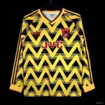 Retro Arsenal Away Yellow Long Sleeve Jersey