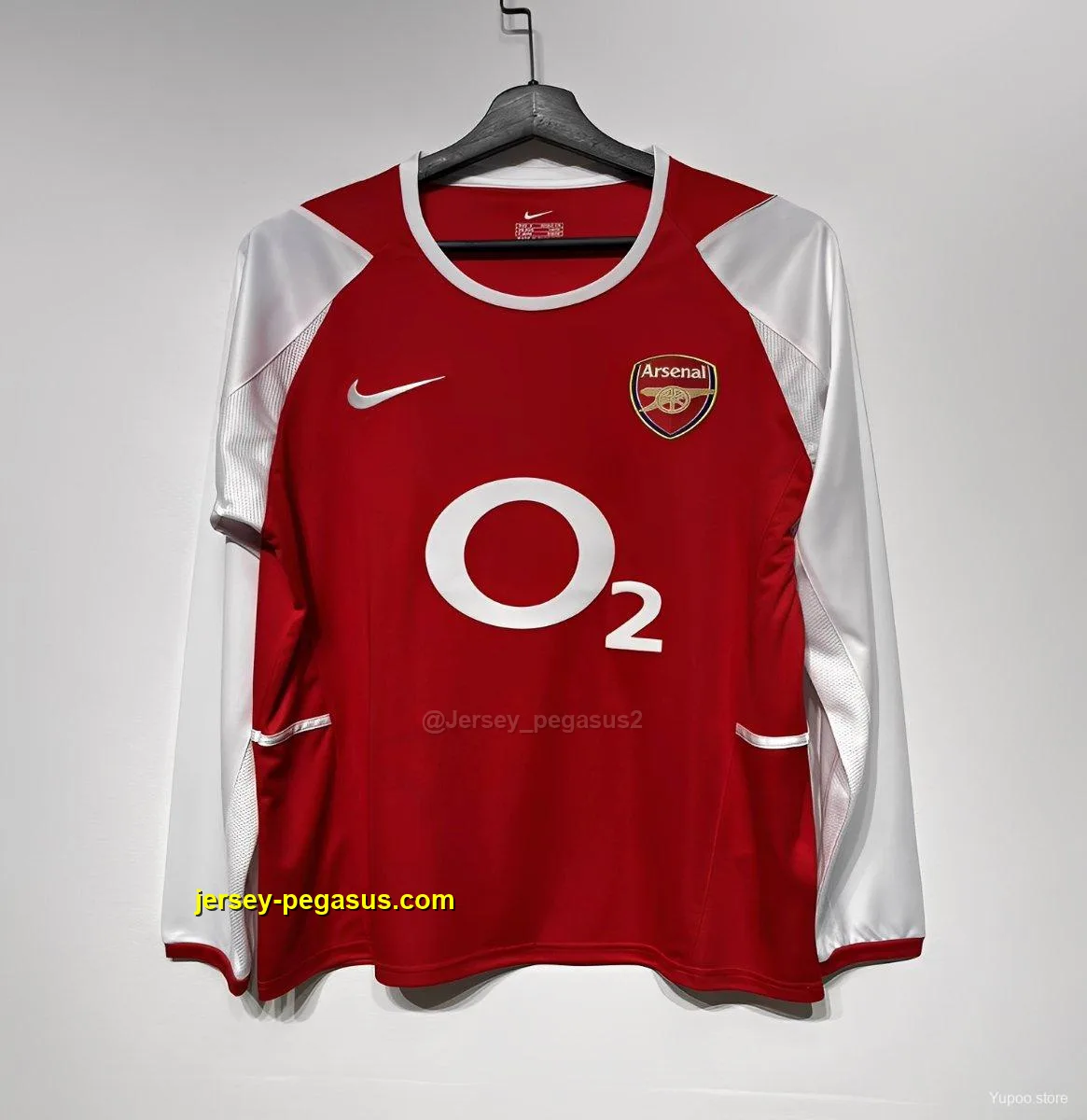 Retro Arsenal Home Long Sleeve Jersey Retro Arsenal Home Long Sleeve Jersey