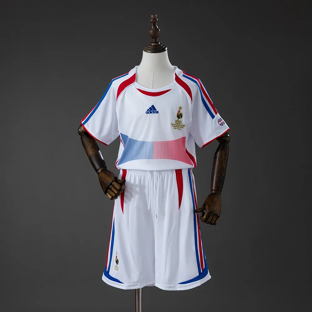 France 2006 Home Retro Kids Kit Jersey France 2006 Home Retro Kids Kit Jersey
