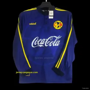 Retro Club America Away Blue Long Sleeve Jersey