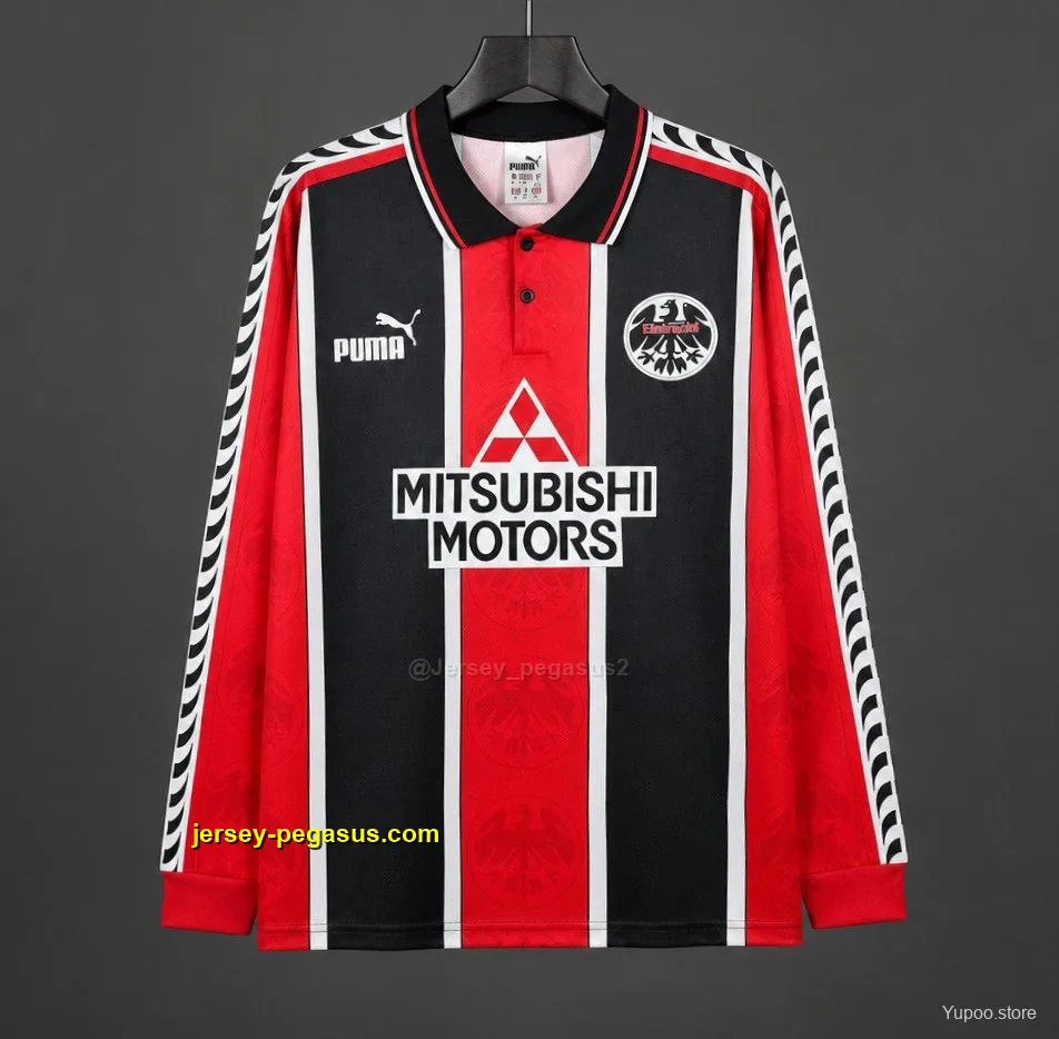Retro Eintracht Frankfurt Home Long Sleeve Jersey Retro Eintracht Frankfurt Home Long Sleeve Jersey
