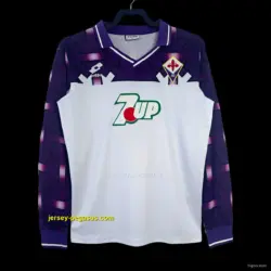 Retro Fiorentina Away Long Sleeve Jersey