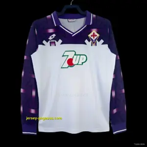 Retro Fiorentina Away Long Sleeve Jersey