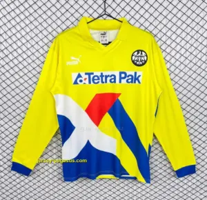 Retro Frankfurt Away Yellow Long Sleeve Jersey