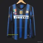 Retro Inter Milan Home Long Sleeve Jersey