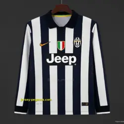 Retro Juventus Home Long Sleeve Jersey