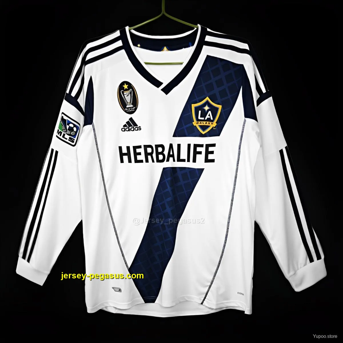 Retro La Galaxy Home Long Sleeve Jersey Retro La Galaxy Home Long Sleeve Jersey