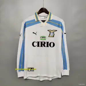 Retro Lazio Long sleeve away Soccer Jersey