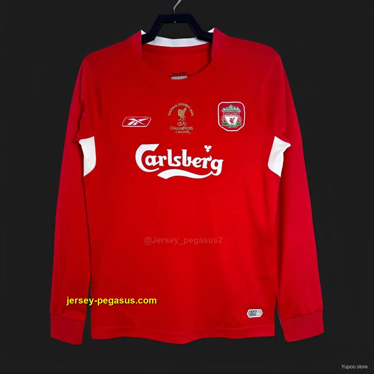 Retro Liverpool Home Long Sleeve Jersey Retro Liverpool Home Long Sleeve Jersey