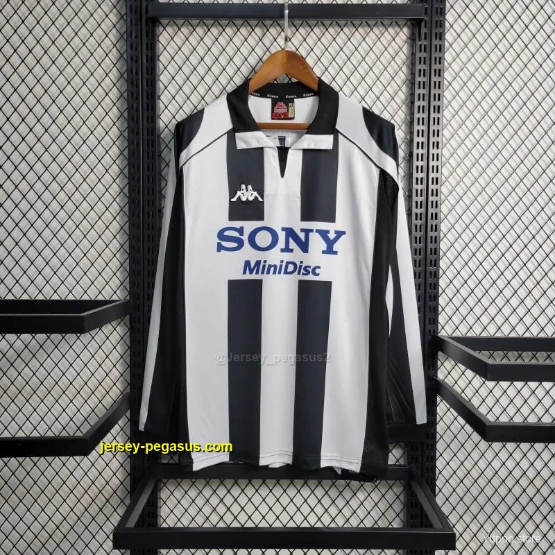 Retro Long Sleeve 19 Juventus Home Jersey Retro Long Sleeve 19 Juventus Home Jersey