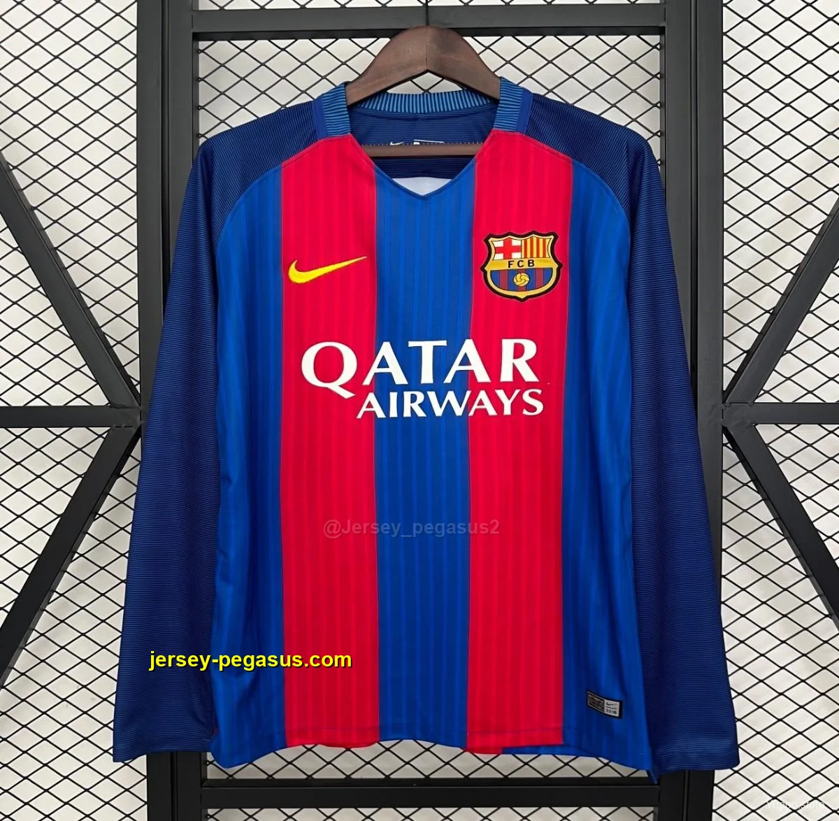Retro Long Sleeve Barcelona Home Jersey Retro Long Sleeve Barcelona Home Jersey