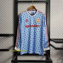 Retro Long Sleeve Manchester United Away Jersey