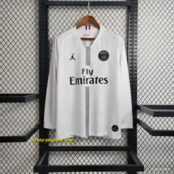 Retro Long Sleeve PSG White Champions League Jersey