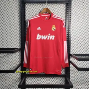 Retro Long Sleeve Real Madrid Away Red Jersey