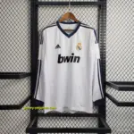 Retro Long Sleeve Retro Real Madrid Home Jersey