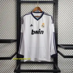 Retro Long Sleeve Retro Real Madrid Home Jersey