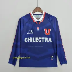 Retro Long Sleeve Universidad de Chile1996 Home Soccer Jersey