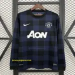 Retro Manchester United Long Sleeve Black Jersey