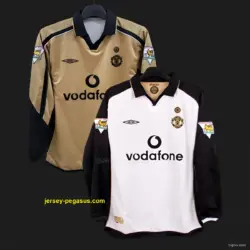 Retro Manchester United Third Centenary Long Sleeve Reversible Jersey