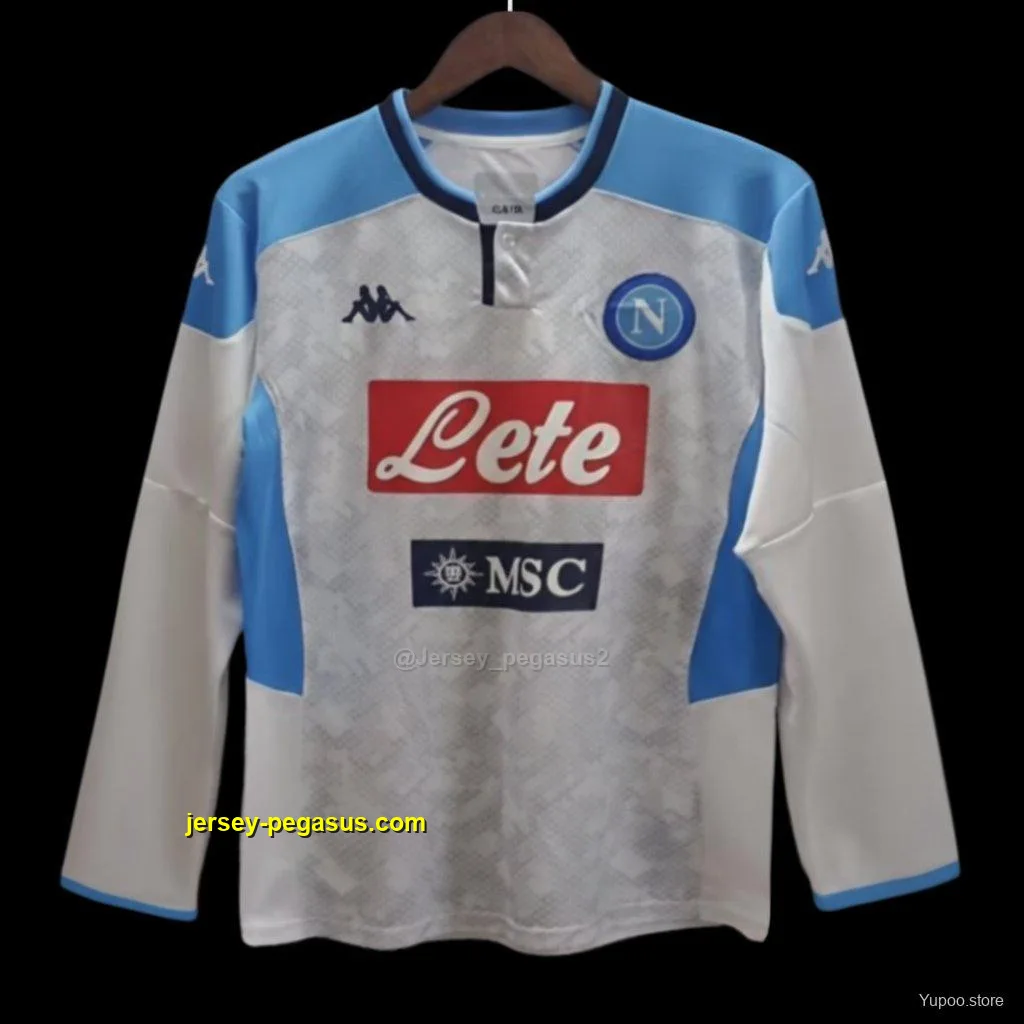 Retro Napoli Away Long Sleeve Jersey Retro Napoli Away Long Sleeve Jersey