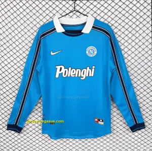 Retro Napoli Home Long Sleeve Jersey