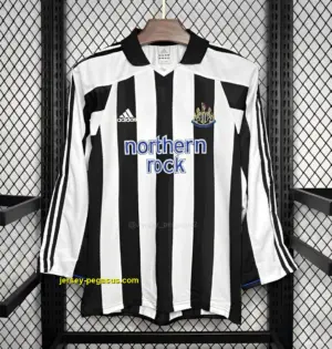 Retro Newcastle United Home Long Sleeve Jersey