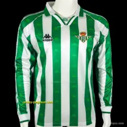 Retro Real Betis Home Long Sleeve Jersey