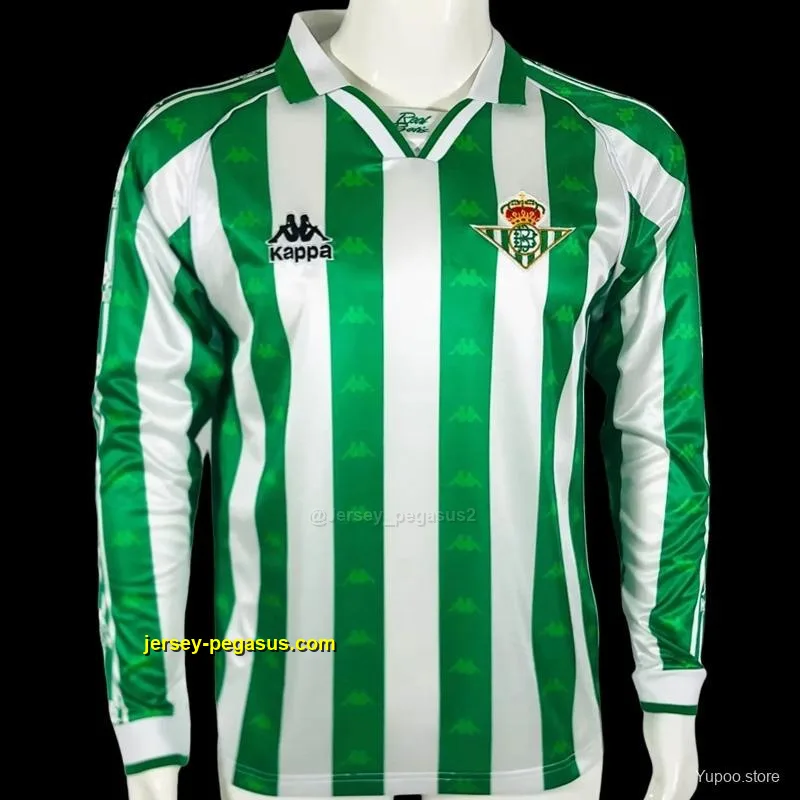 Retro Real Betis Home Long Sleeve Jersey Retro Real Betis Home Long Sleeve Jersey